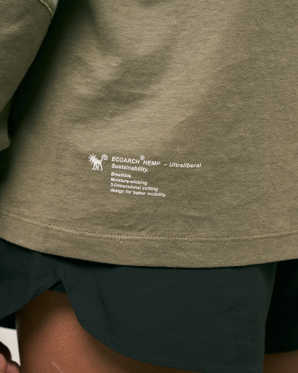 ULTRA-LIBERAL-EcoARCH® HEMP Long Tee