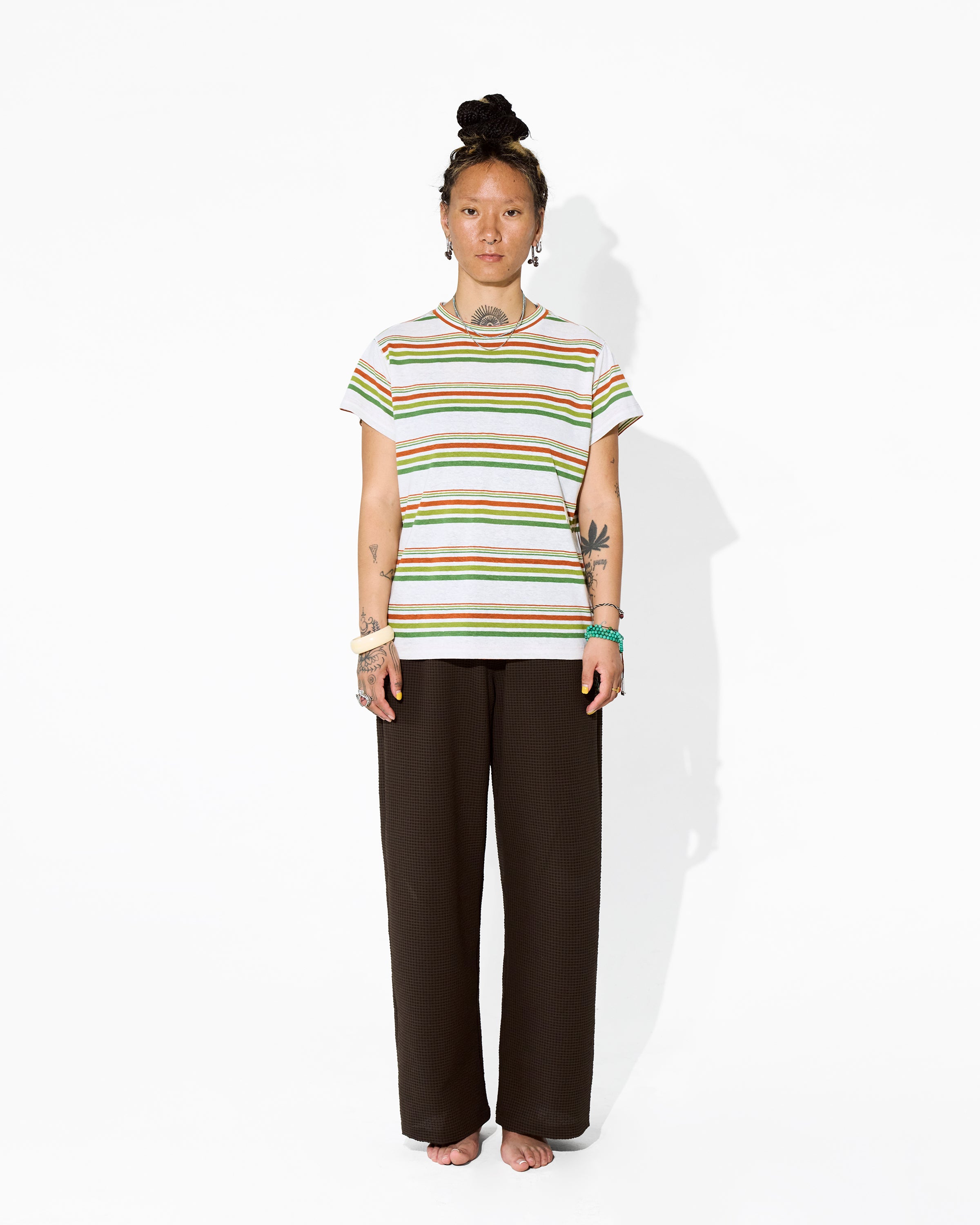 LIVITY in Comfort-DryaHEMP™ Recovery Stripe Tee