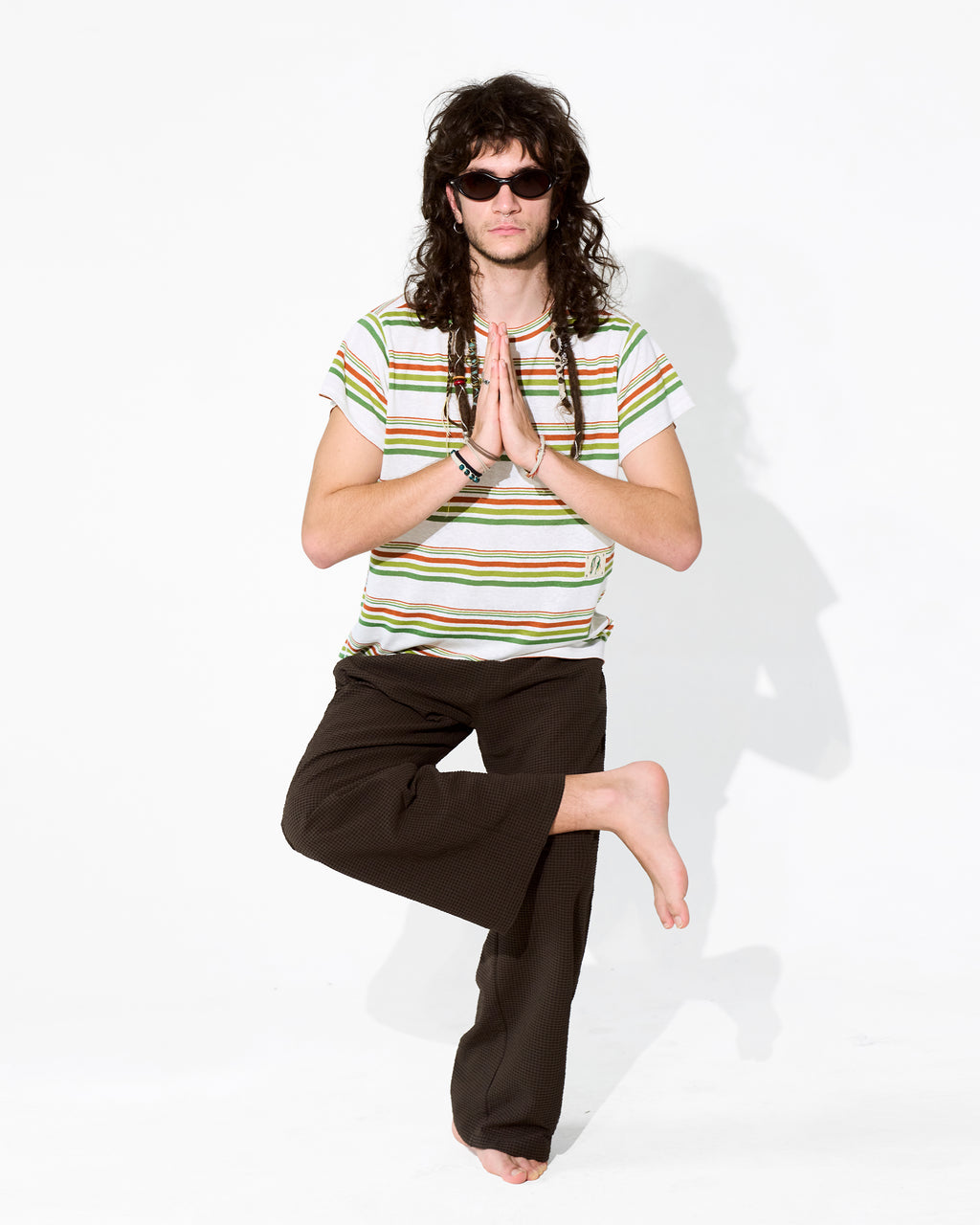 LIVITY in Comfort-DryaHEMP™ Recovery Stripe Tee
