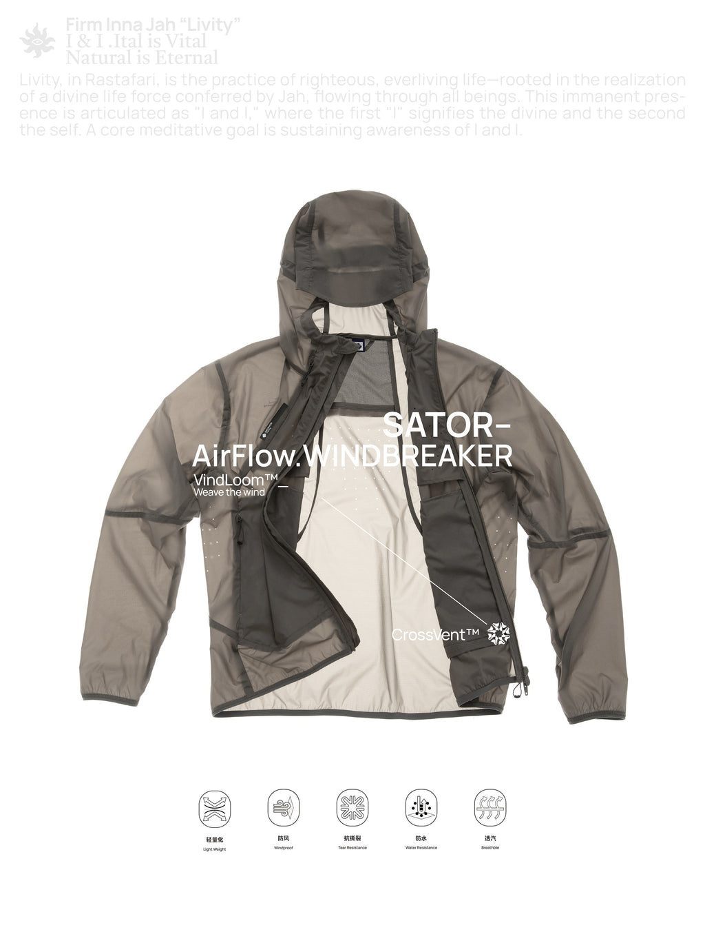 SATOR – Dynamic Vented Windbreaker Jacket