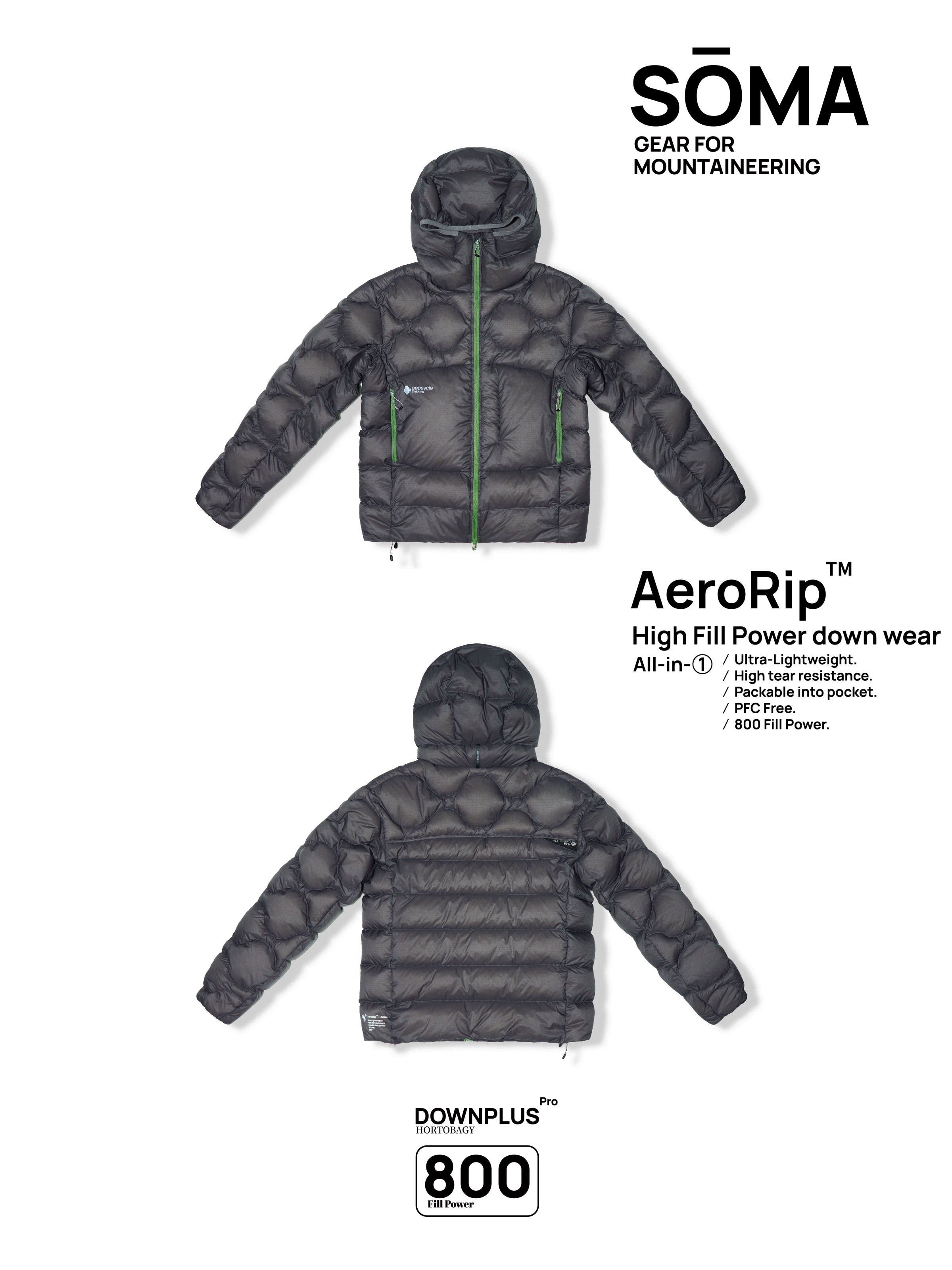 SOMA-Hooded Down Jacket