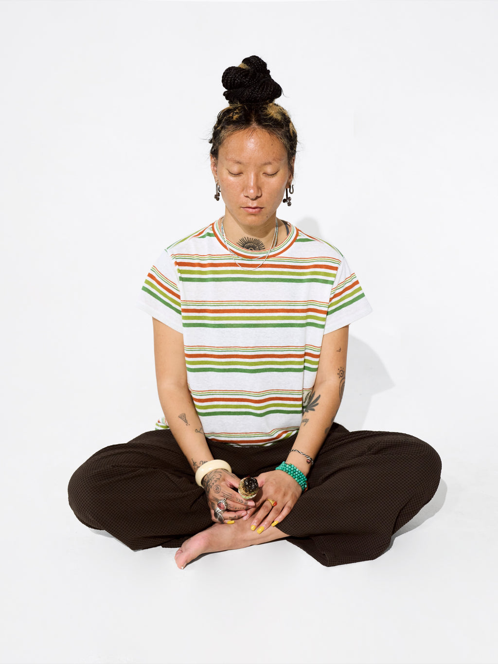 LIVITY-Hemp Stripe Tee