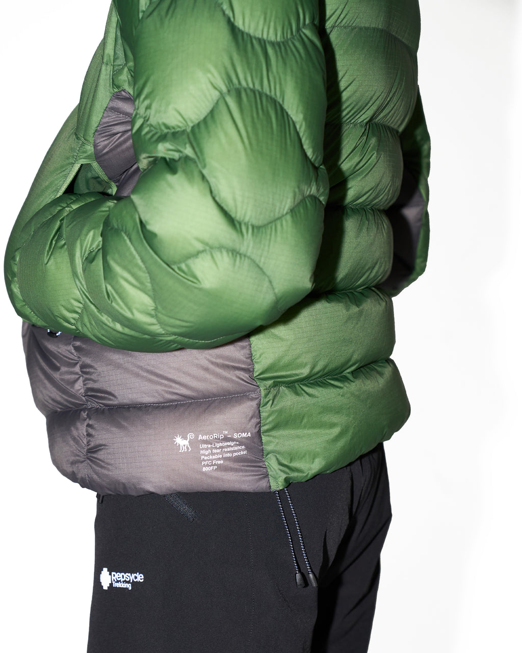 SOMA-AeroRip™ Body-Mapped Insulation Down Jacket