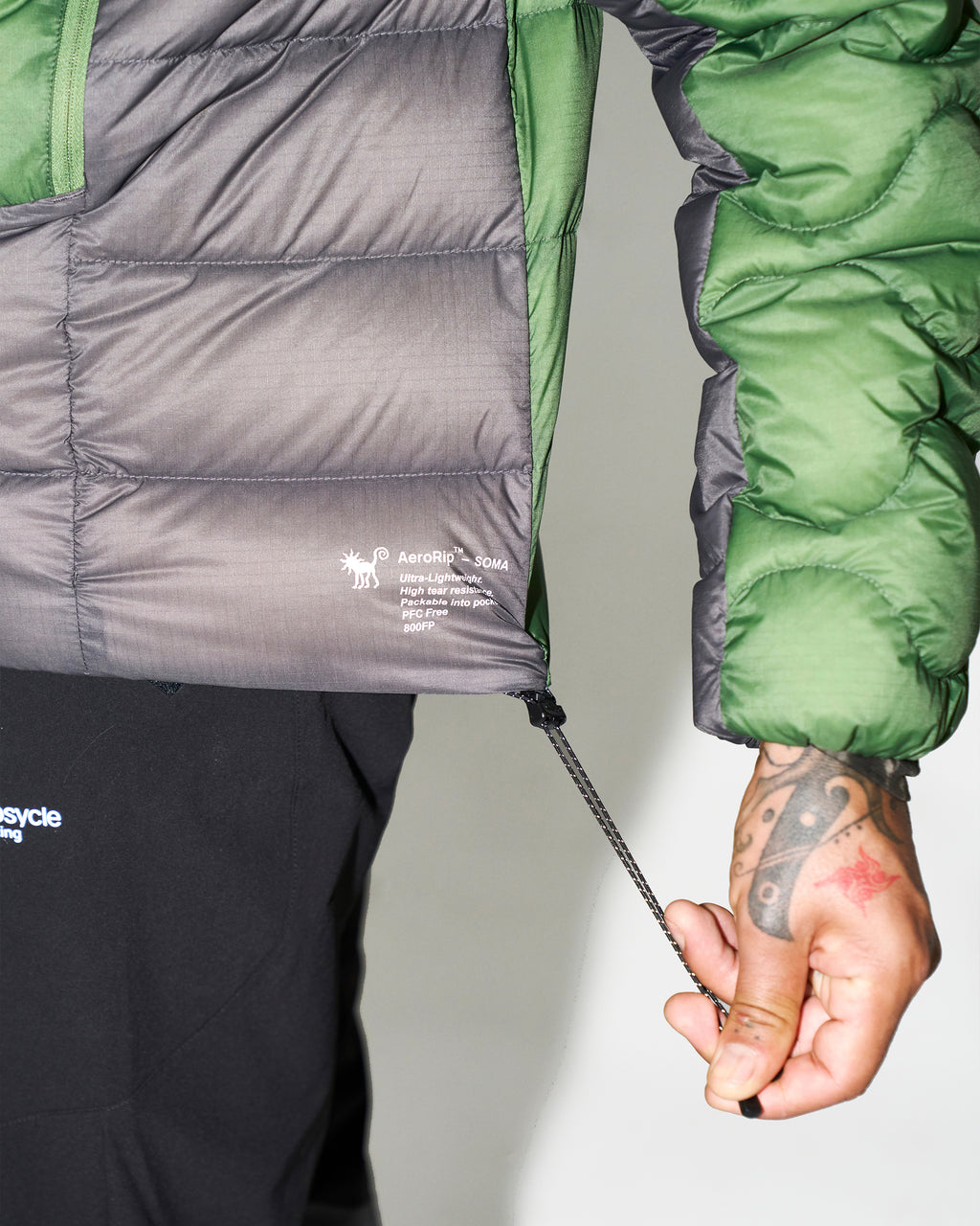 SOMA-AeroRip™ Body-Mapped Insulation Down Jacket